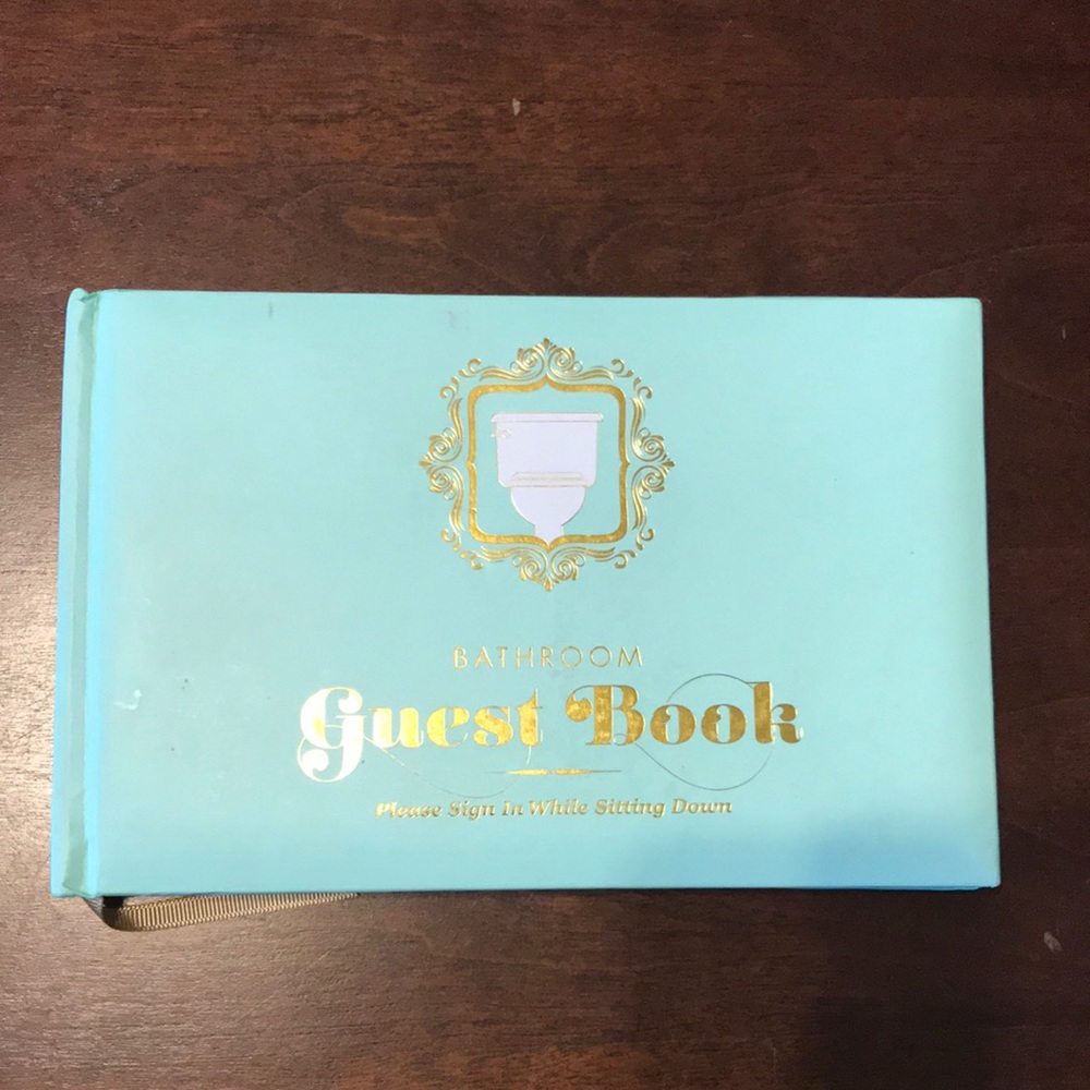 Bathroom Guest Book